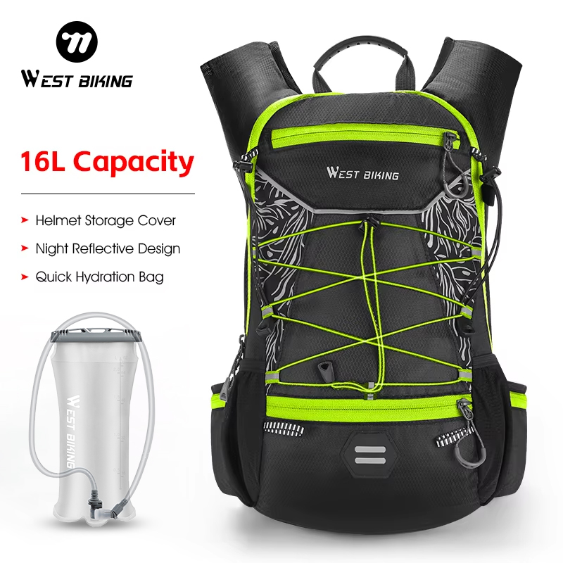 Mountain Biking Rucksack - Mochila de Ciclismo WEST BIKING 16L