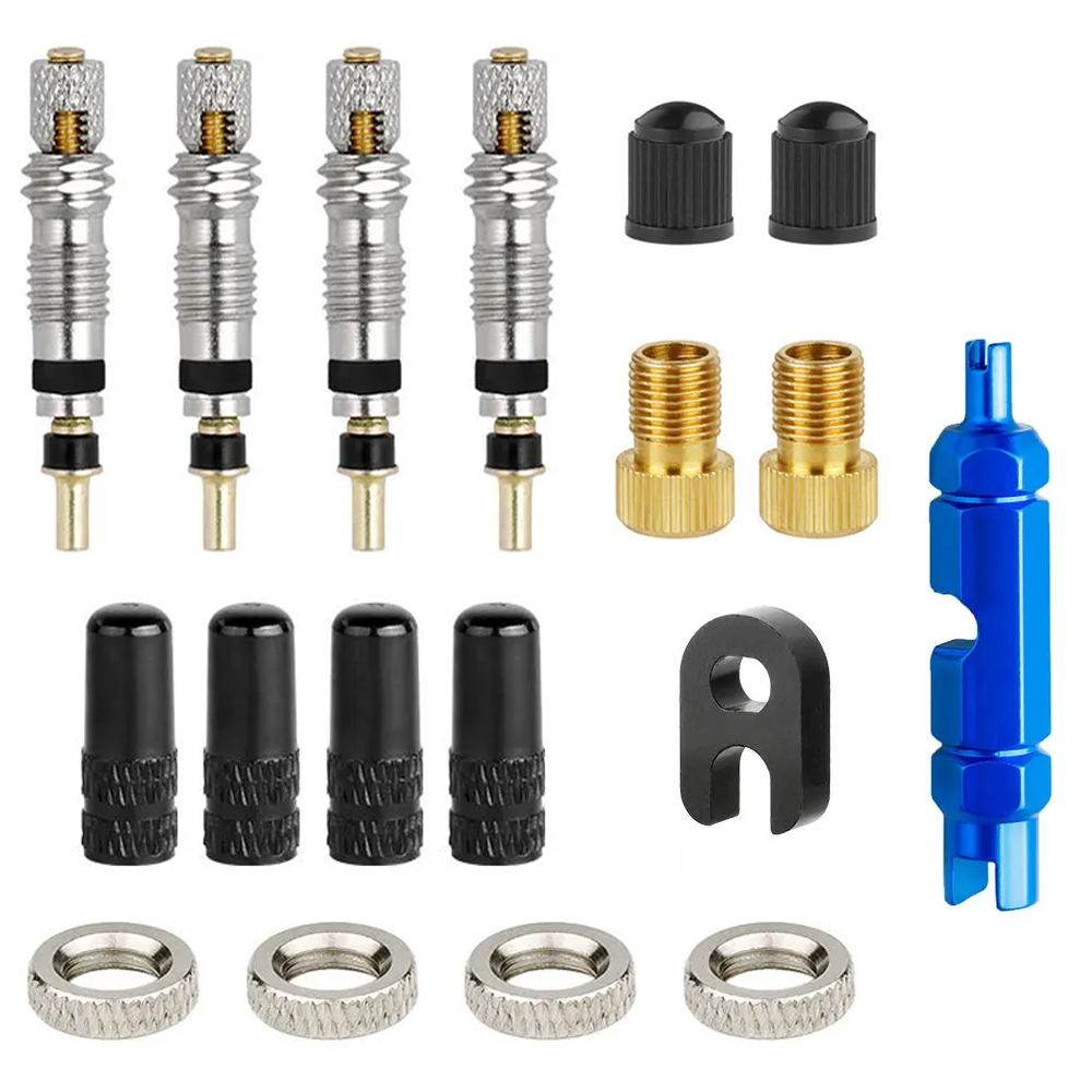 Tubeless Valve Core - 6/18 Peças Adaptador de Válvula Presta