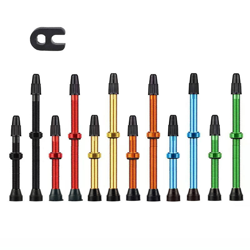 Tubeless Valve Core - Liga de alumínio Presta Válvula Hastes,
