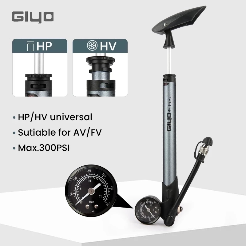 Shock Pump Suspension - Bomba de Ar Manual Giyo GS-41P