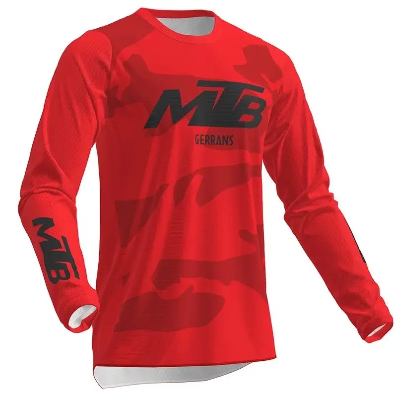 Mountain Biking For Fitness - Camisa de Ciclismo Masculina Respirável para