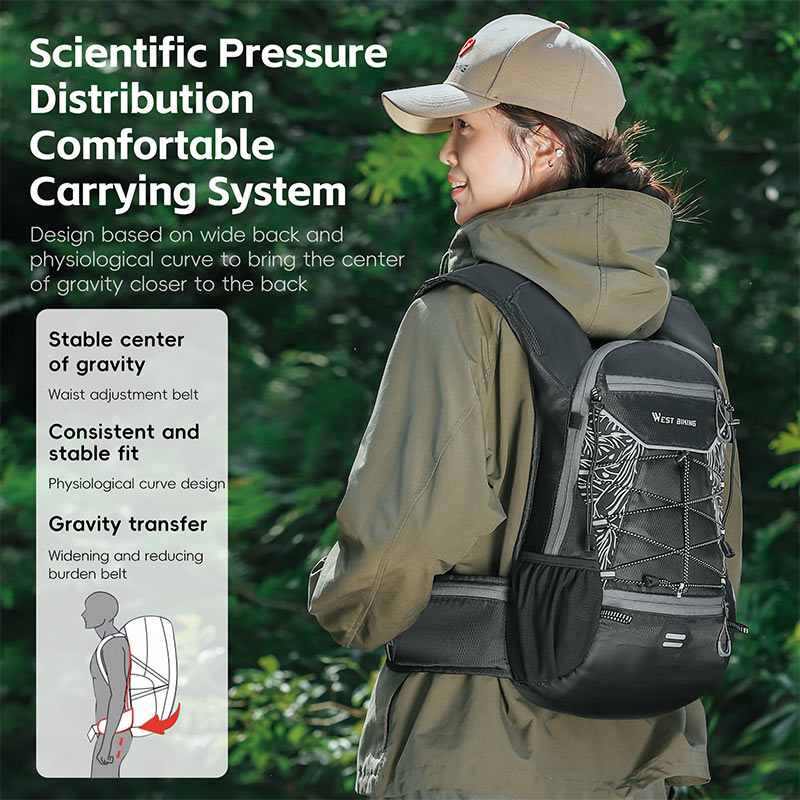 Mochila de Ciclismo WEST BIKIN - Mountain Biking Rucksack avaliação e preço