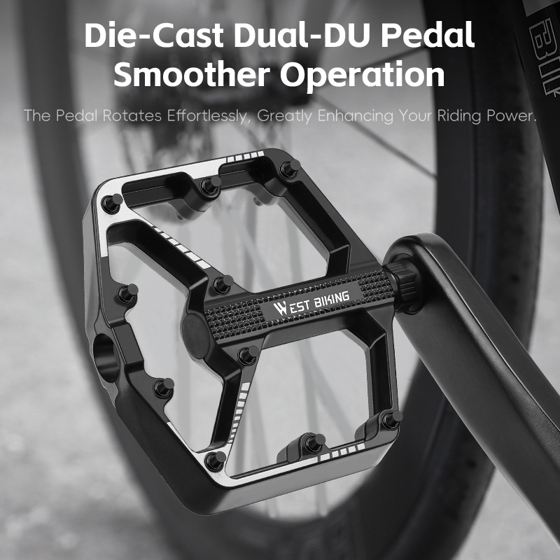 Pedais de Bicicleta WEST BIKIN - Pedal Platform Flat avaliação e preço