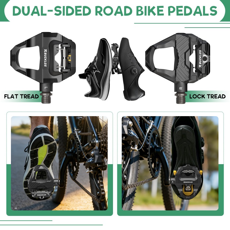 Pedais de Bicicleta de Estrada - Pedal Platform Flat avaliação e preço