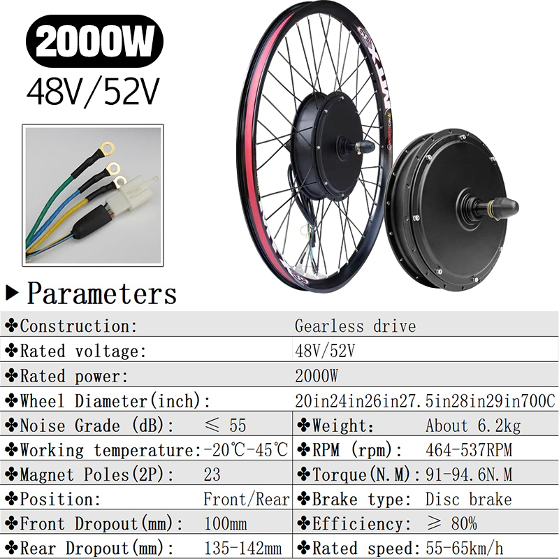 Mtx marca 48v52v 2000w bicicle - Mountain Biking Brands avaliação e preço