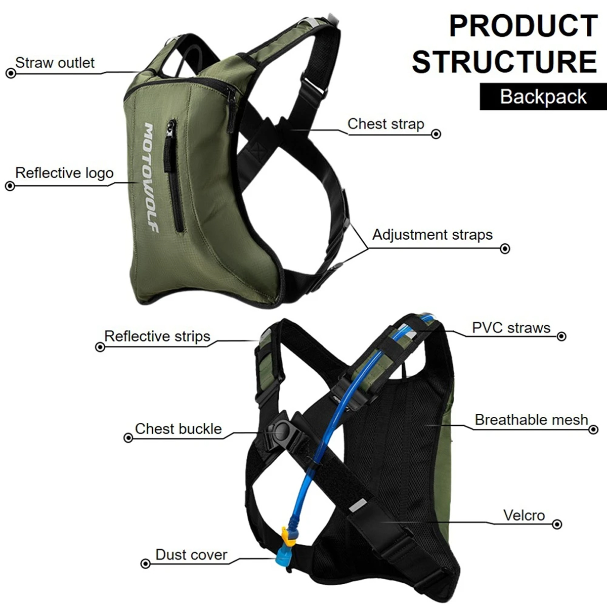 Motocicleta ciclismo hidrataçã - Mountain Biking Rucksack avaliação e preço