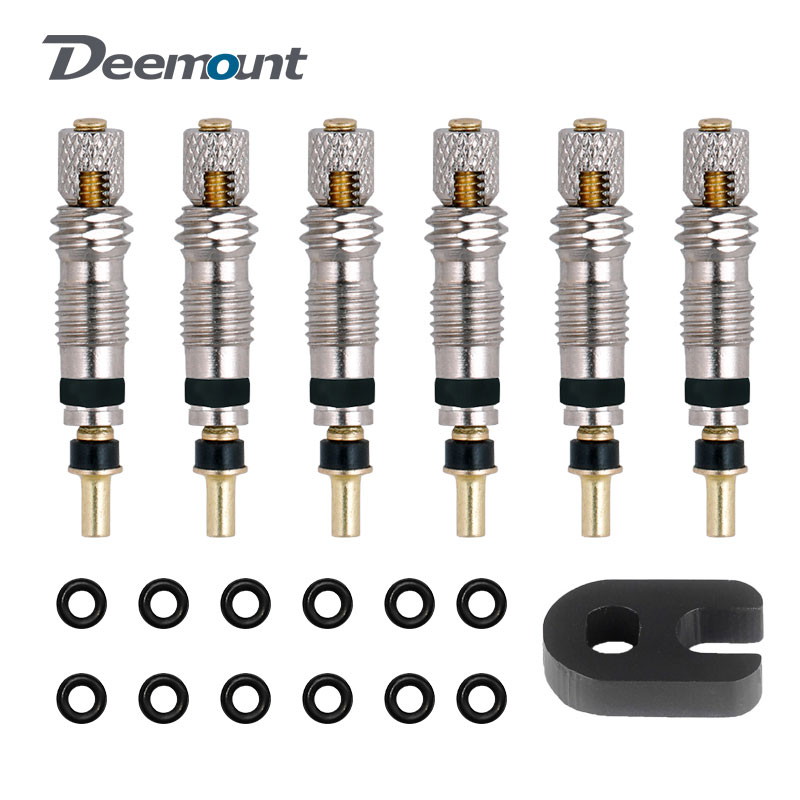 Deemount válvula presta núcleo - Tubeless Valve Core avaliação e preço