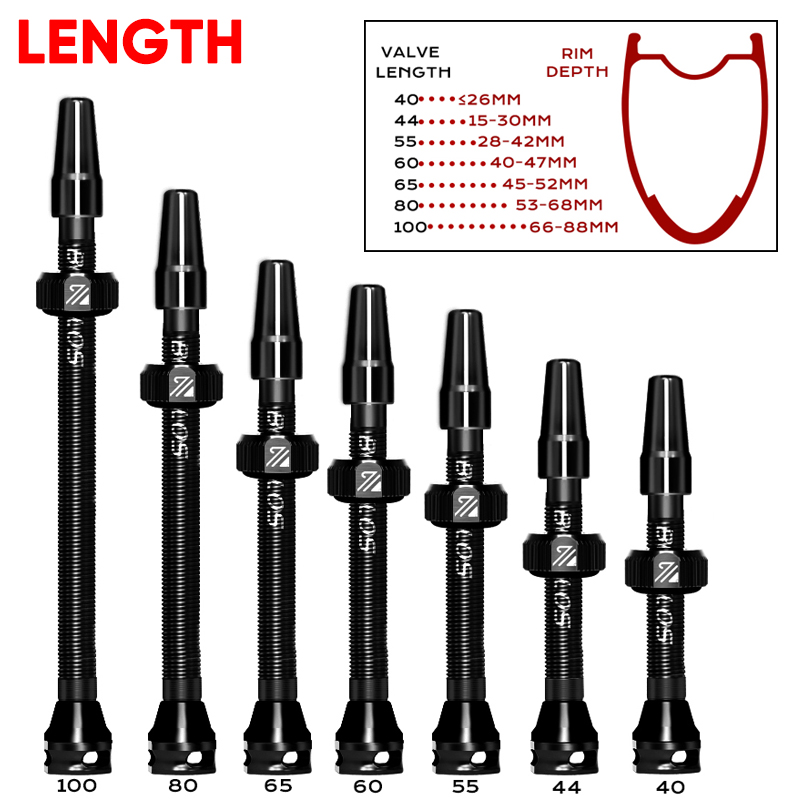 Bucklos 40/44/55/60/65/80/100m - Tubeless Valve Core avaliação e preço