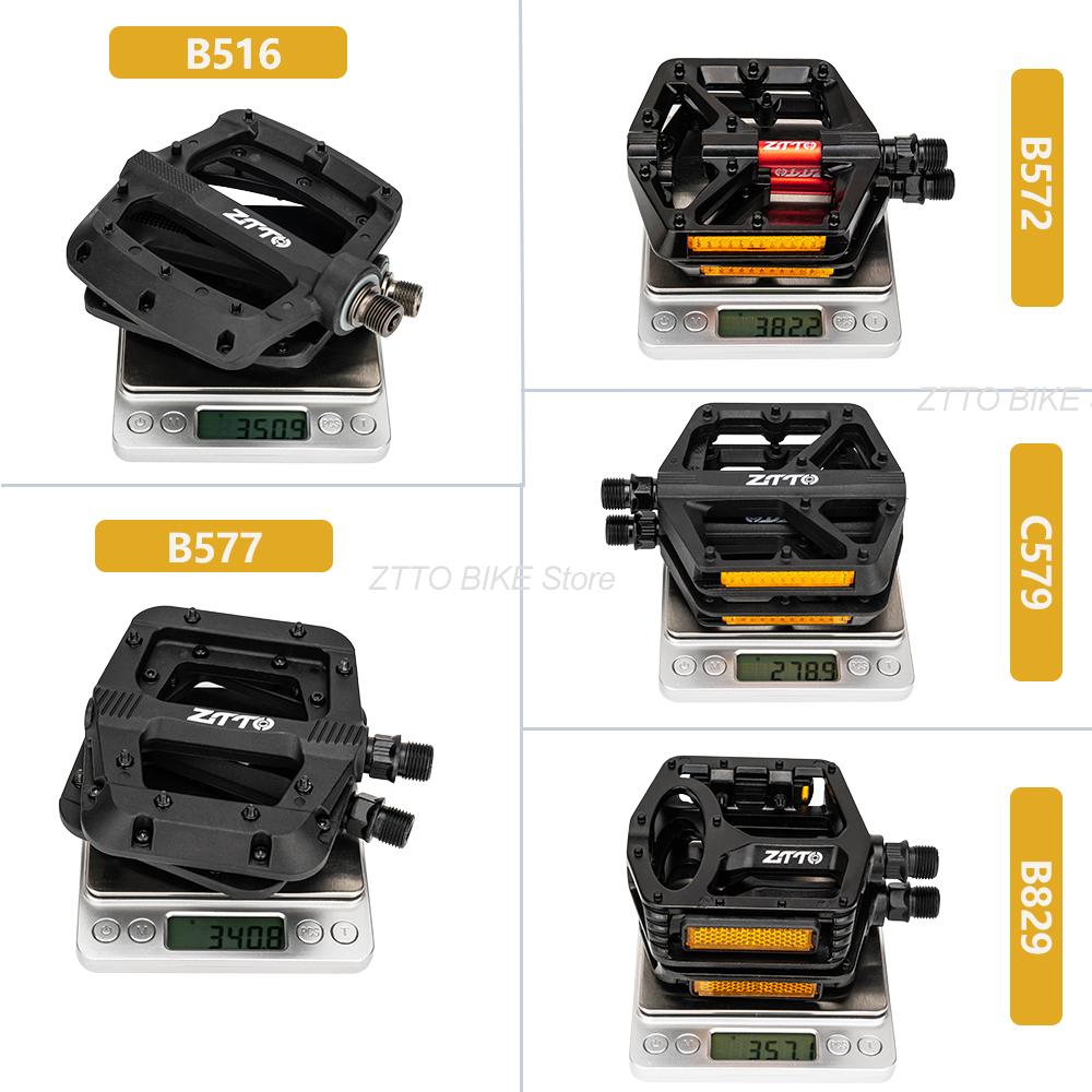Pedais de Bicicleta ZTTO, Peda - Pedal Platform Flat avaliação e preço
