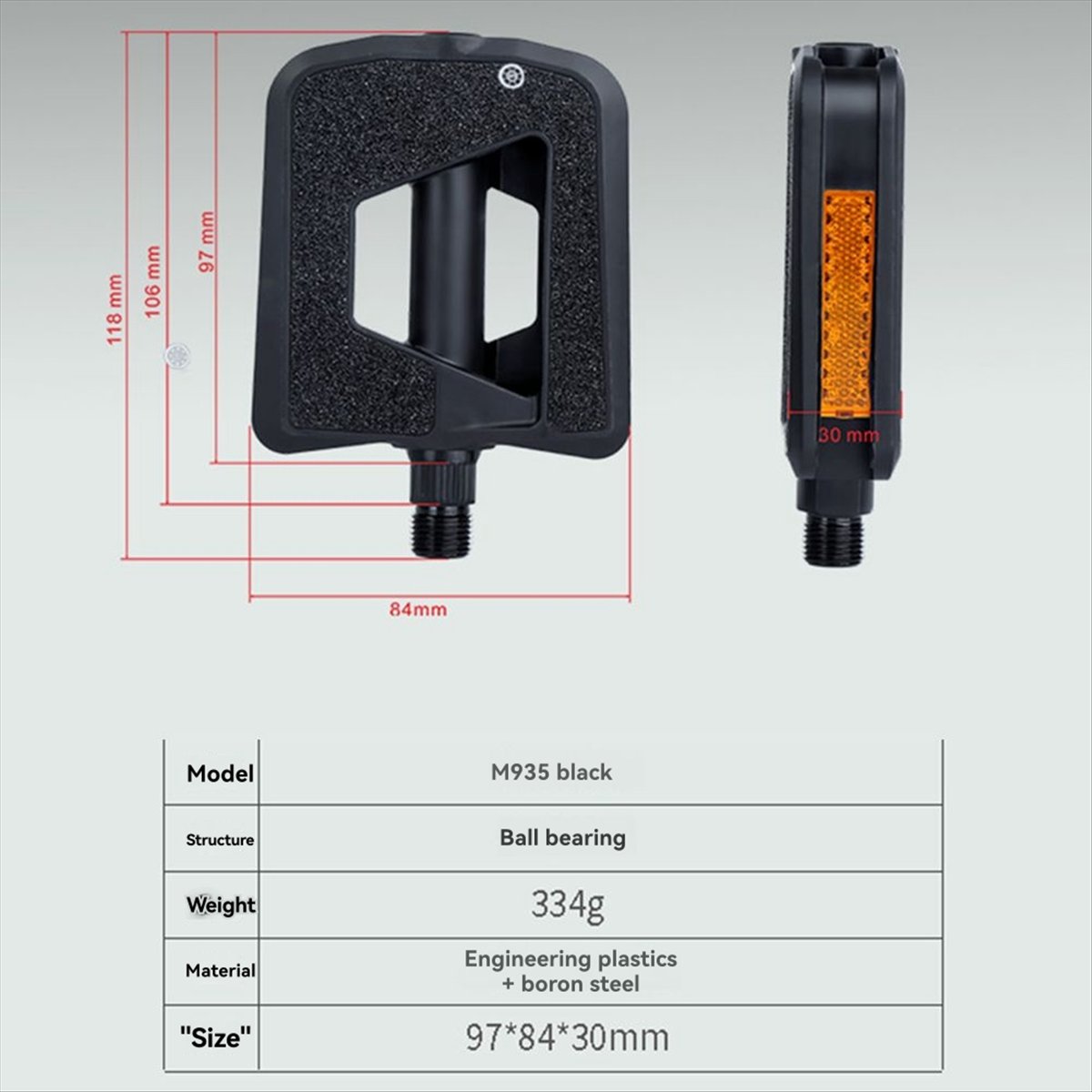 Pedais de Bicicleta de Estrada - Pedal Platform Flat avaliação e preço
