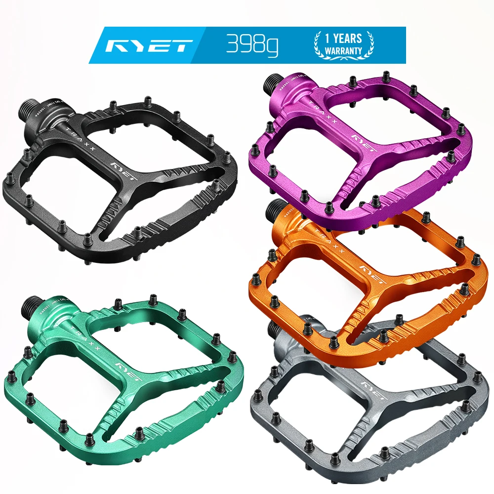Pedais MTB RYET Oversized com  - Pedal Platform Flat avaliação e preço