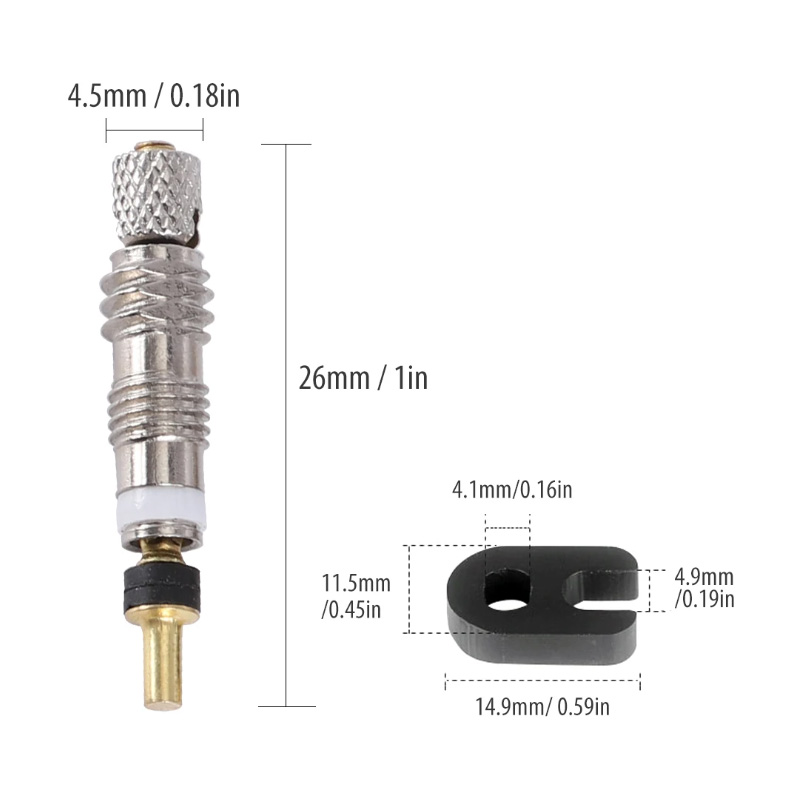 6/12 pçs bicicleta removível p - Tubeless Valve Core avaliação e preço