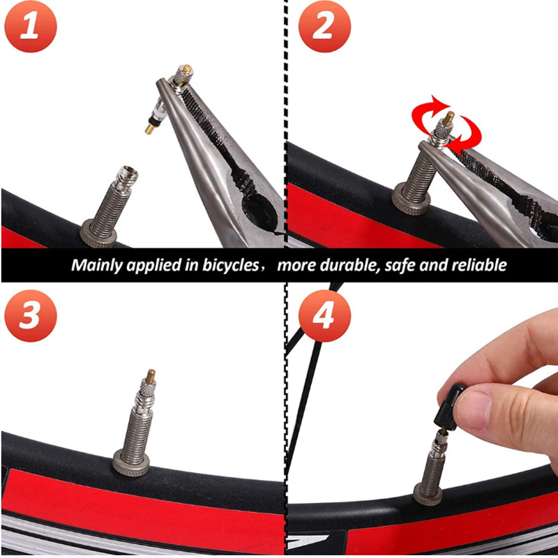 6/12 pçs bicicleta removível p - Tubeless Valve Core avaliação e preço